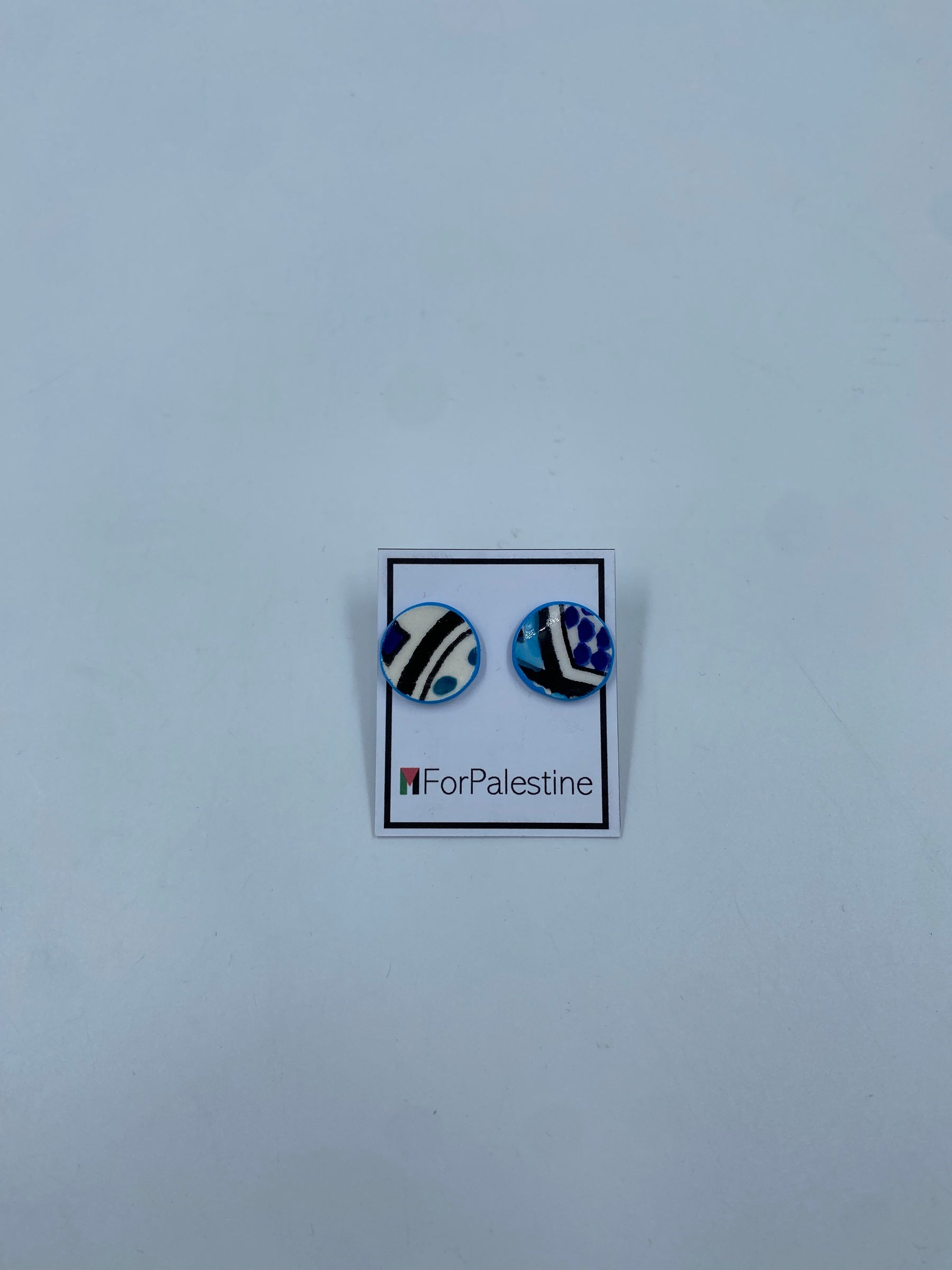Handmade earrings, 19 mm