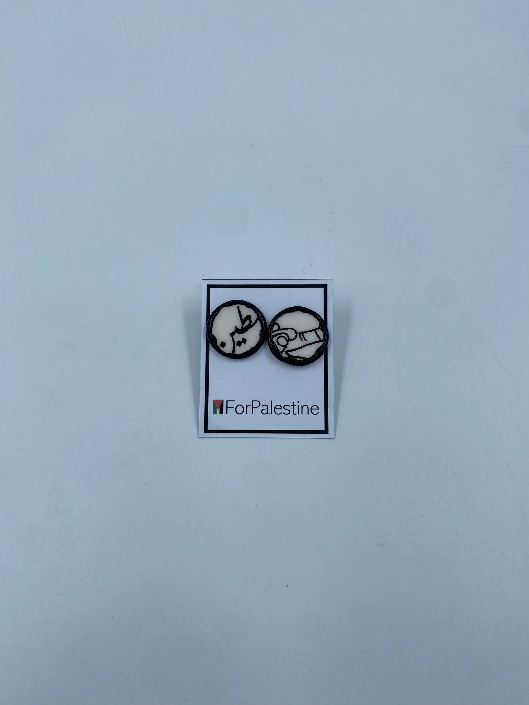 Handmade earrings, 19 mm