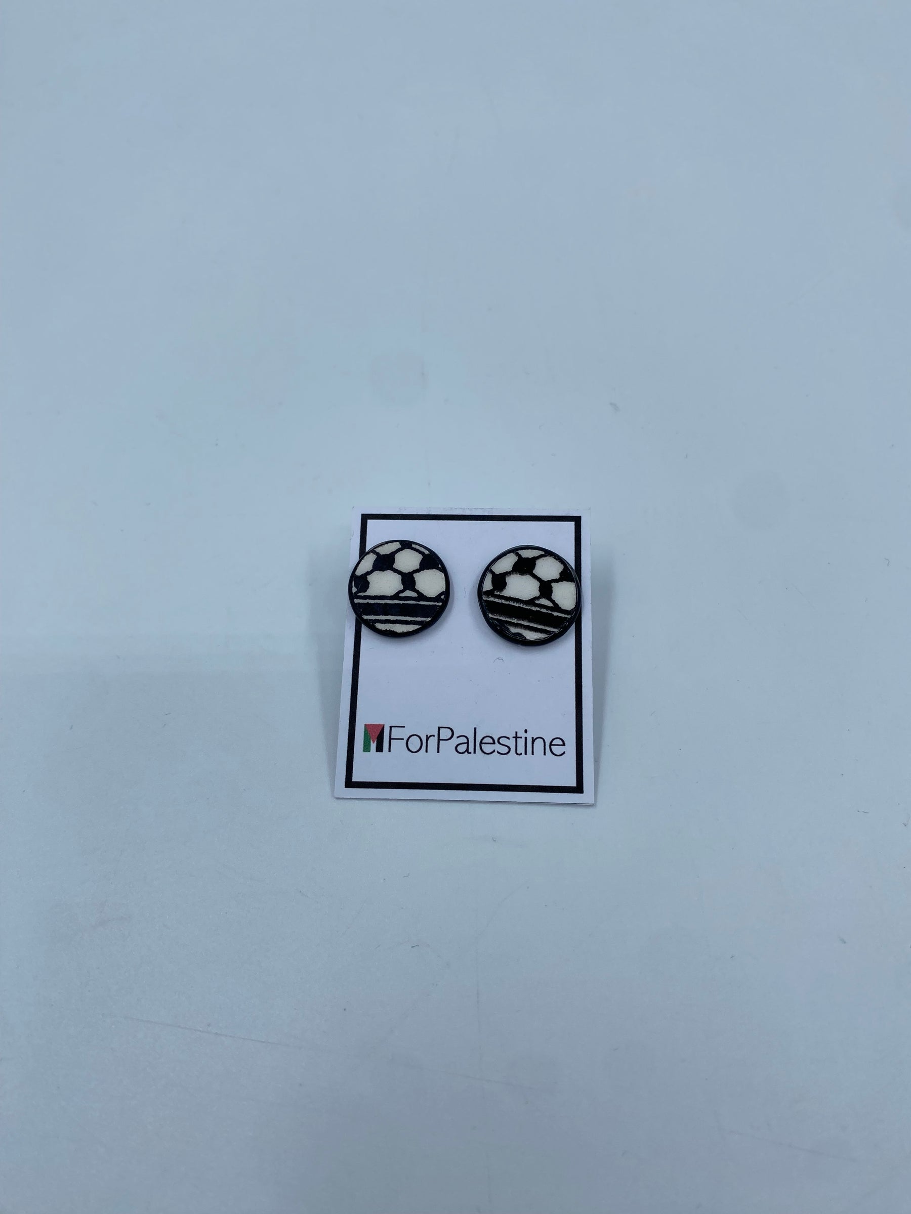 Handmade Kuffiyeh earrings, 16 mm