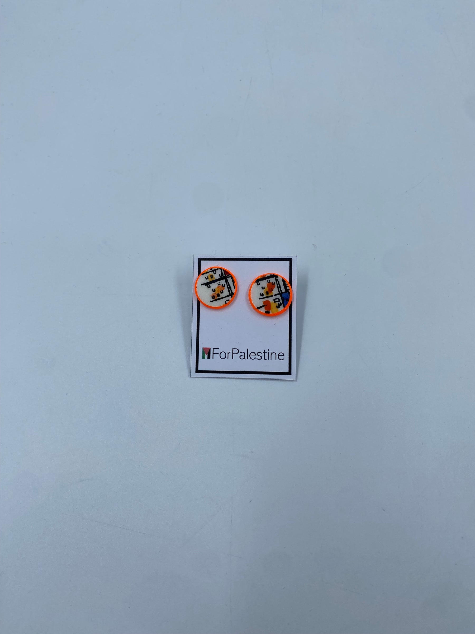 Handmade earrings, 16 mm