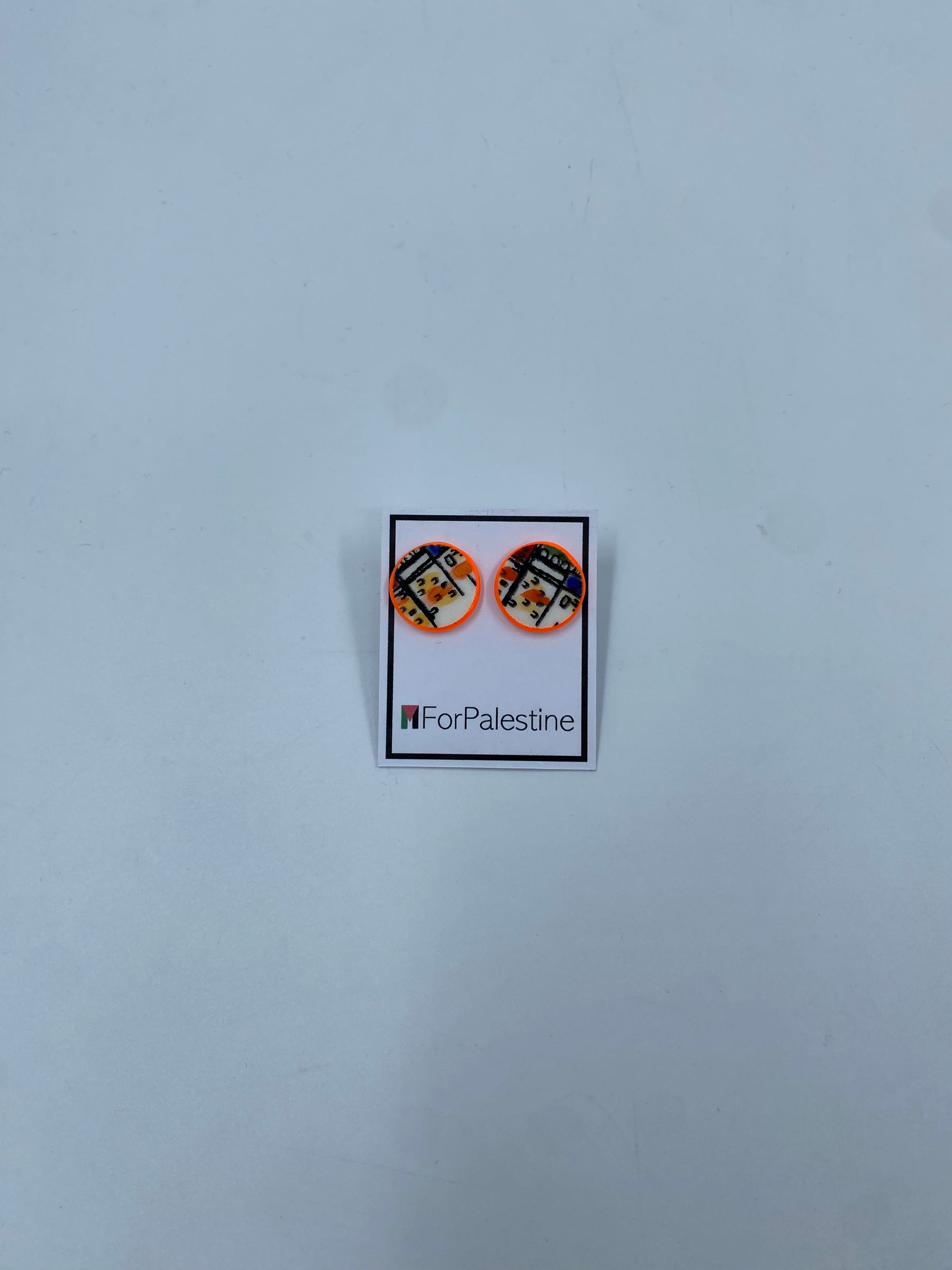 Handmade earrings, 16 mm