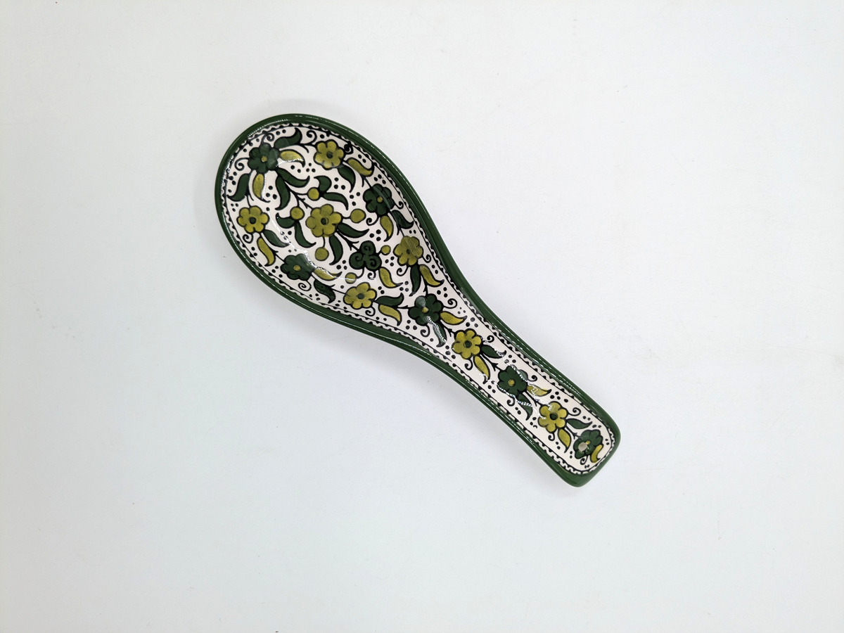 Spoon holder (spoon rest) - green