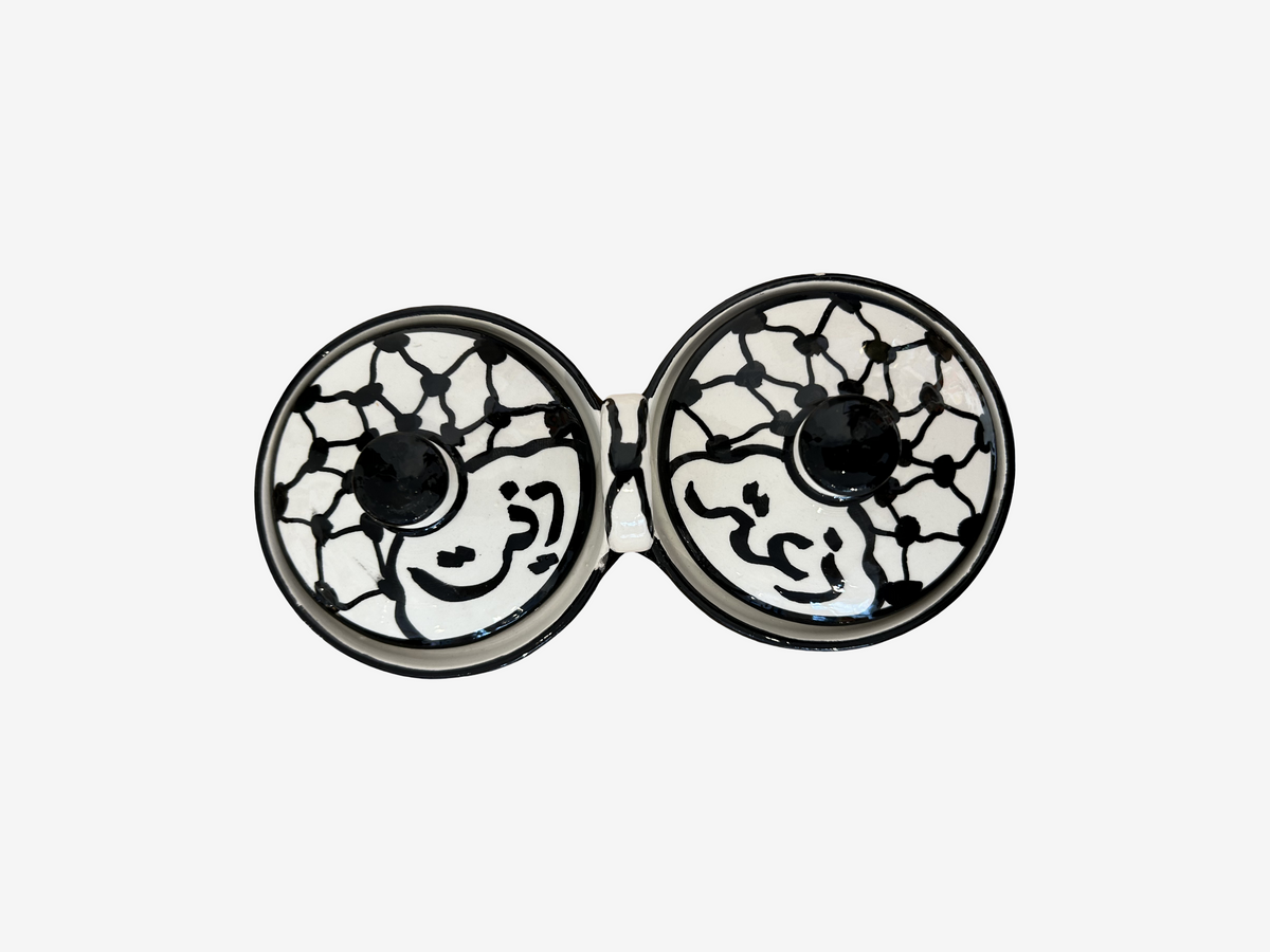 Za'atar & Zait set with lid - kuffiye