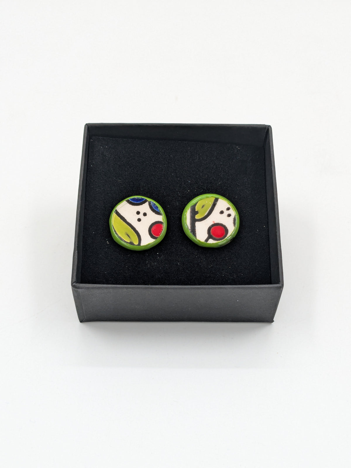 Handmade earrings, 19 mm