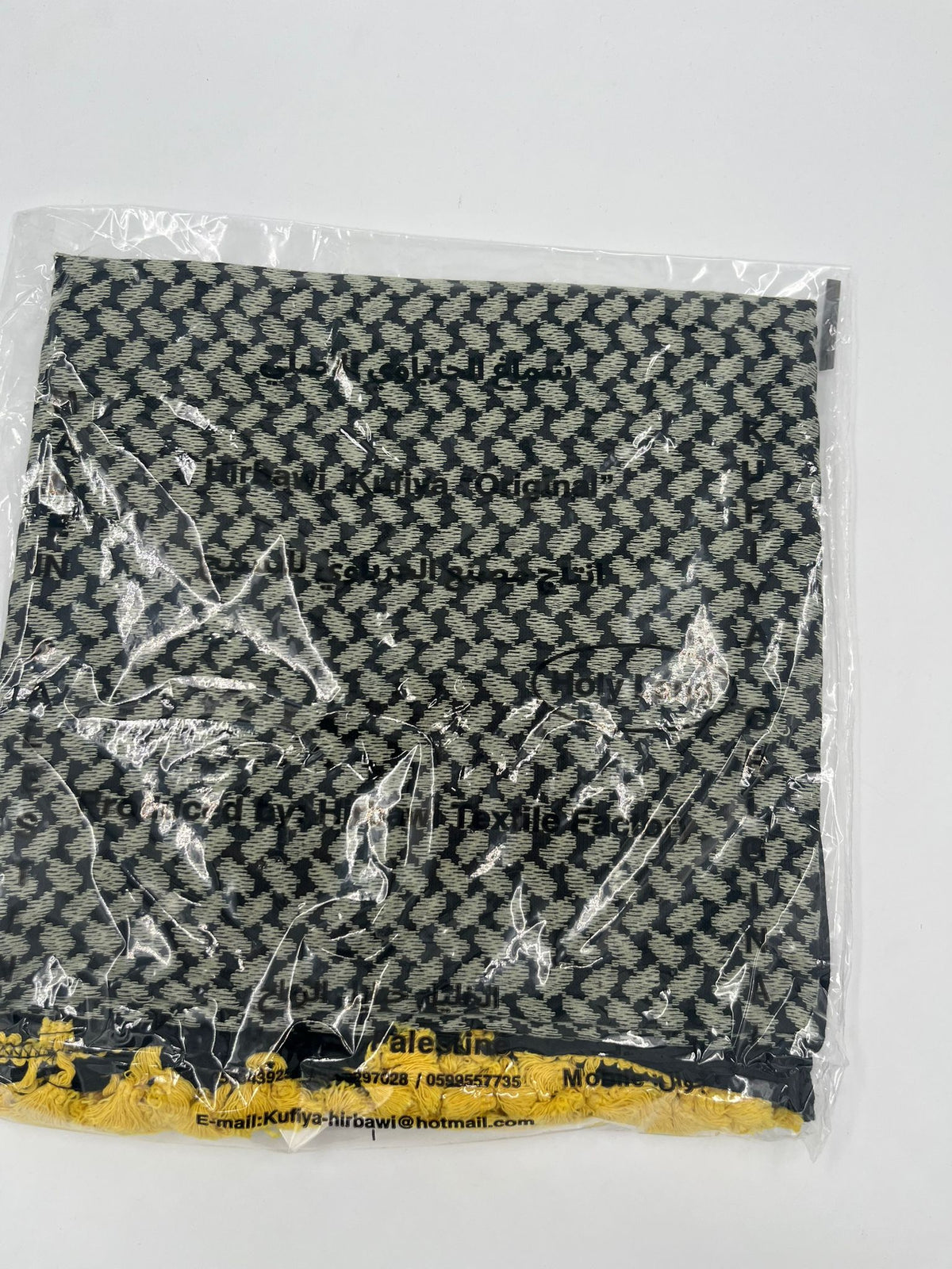 Hirbawi Kuffiyeh Black & Grey