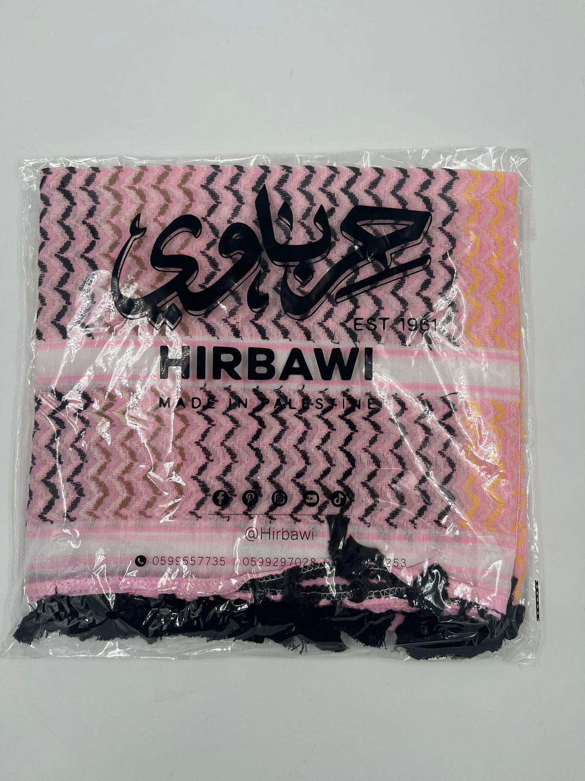 Hirbawi Kuffiyeh Pink & Colors