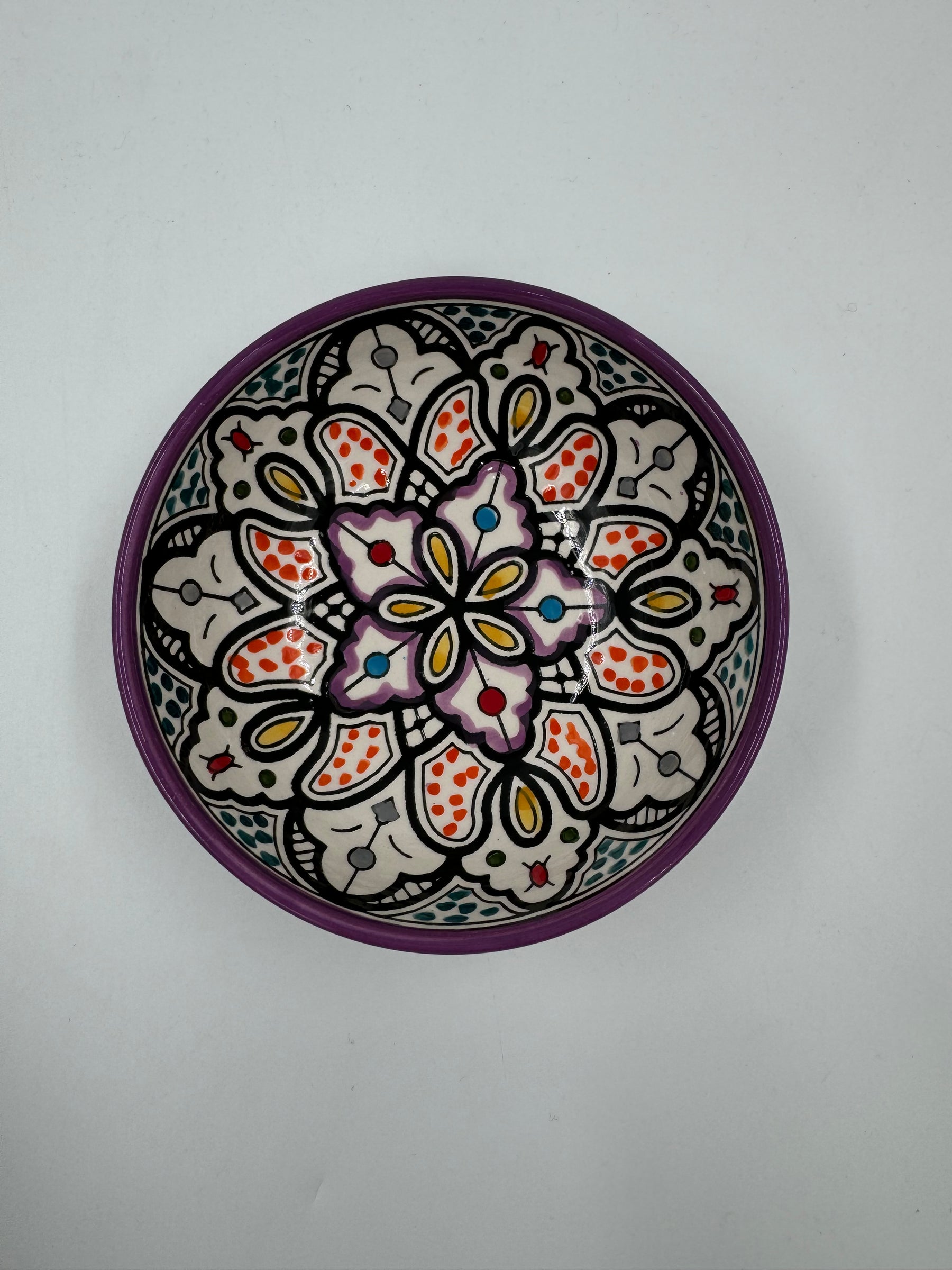 Jenin Bowl Purple 15 cm