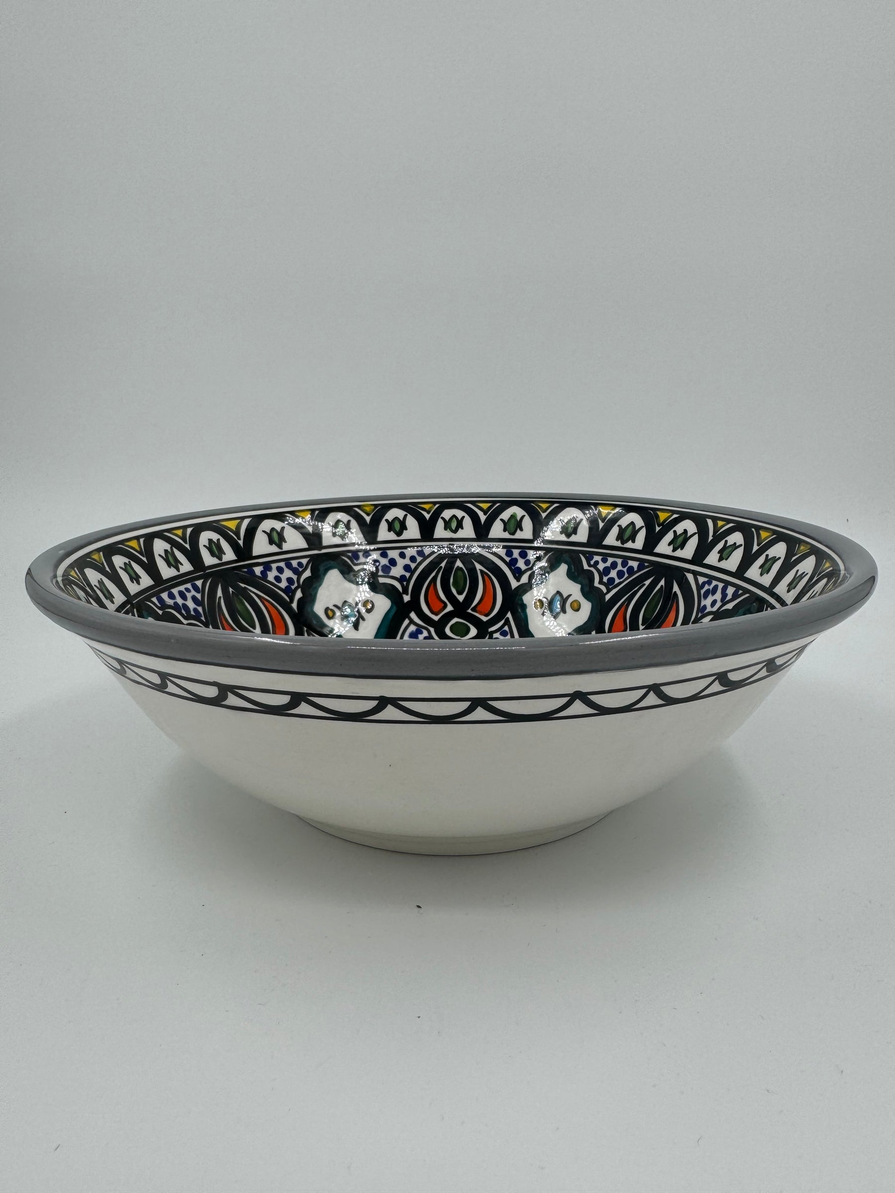 Moroccan bowl 27 cm - Grey