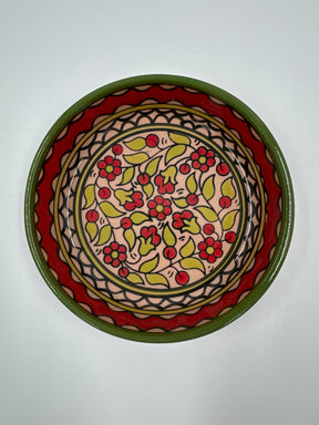 Al-Khalil Tray Green & Red (Light) 15 cm