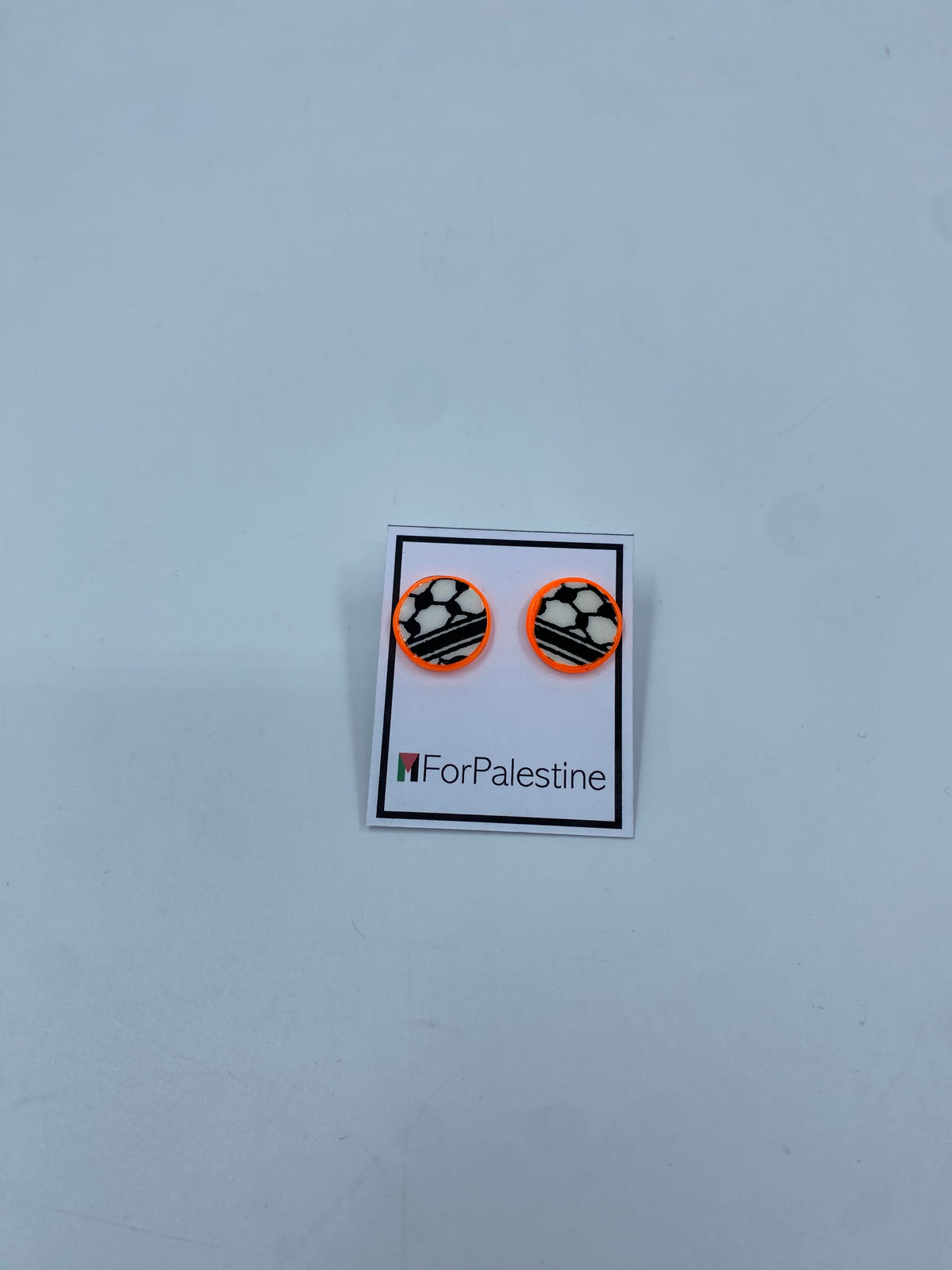 Handmade Kuffiyeh earrings, 16 mm