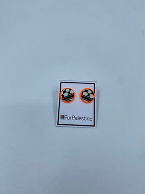 Handmade Kuffiyeh earrings, 16 mm