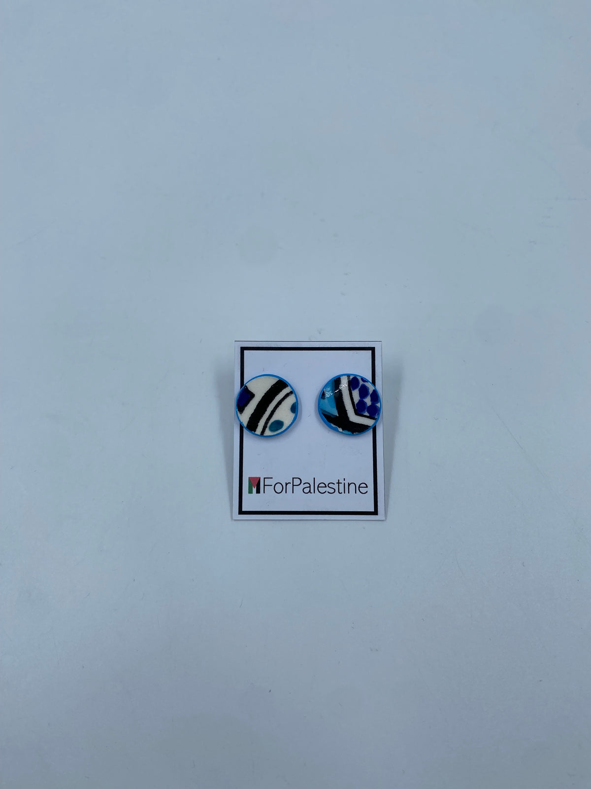 Handmade earrings, 19 mm