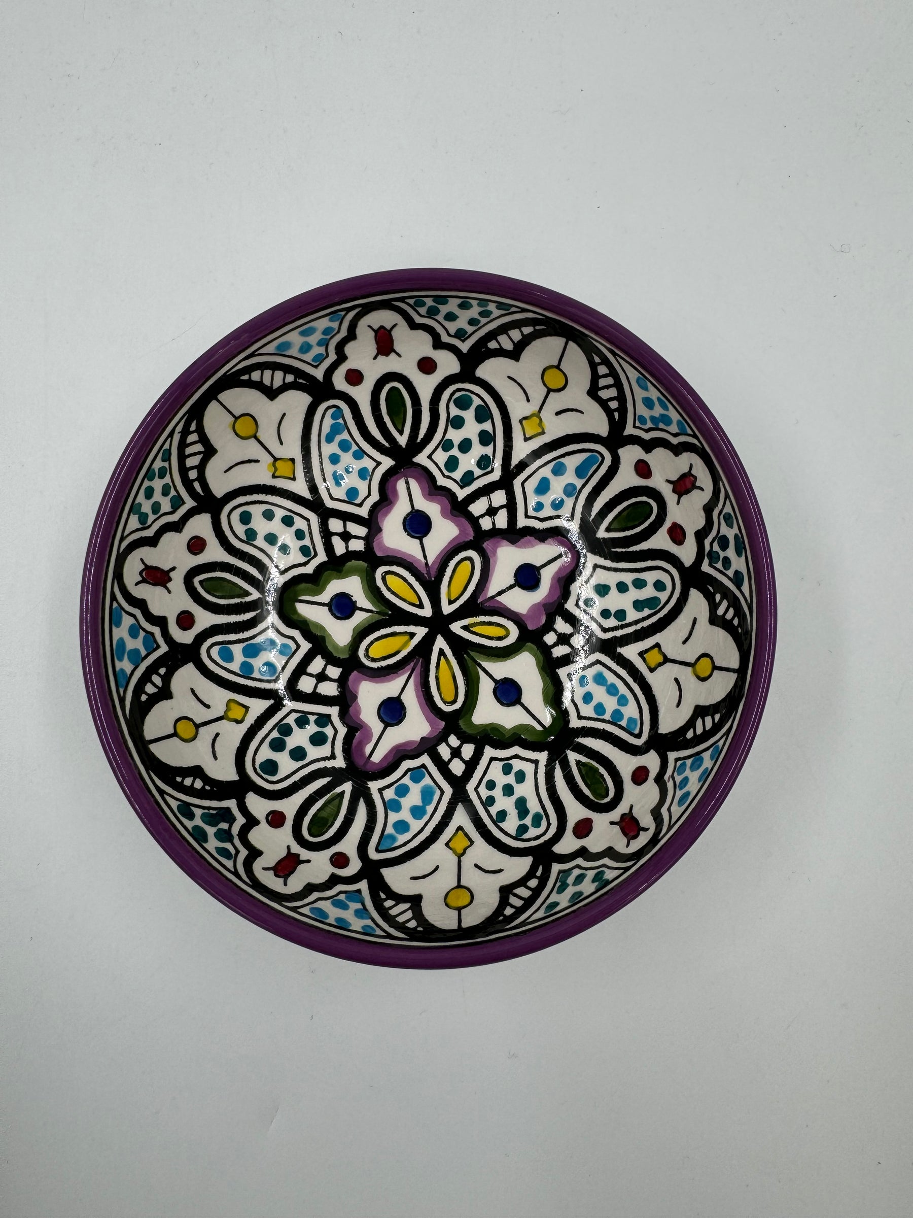 Jenin Bowl Purple 15 cm