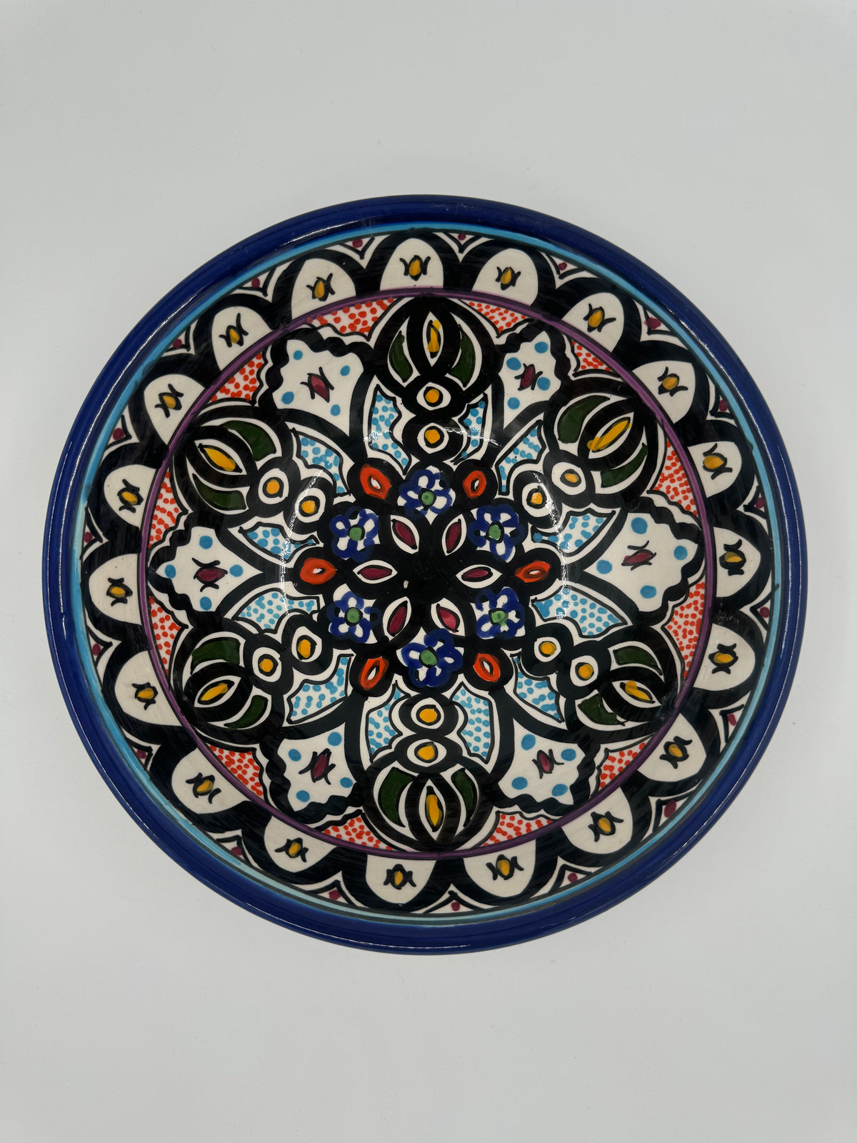 Moroccan bowl 27 cm - Royal blue