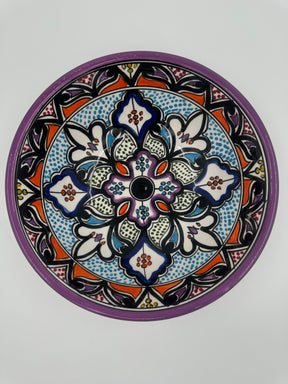 Moroccan bowl 27 cm - Purple