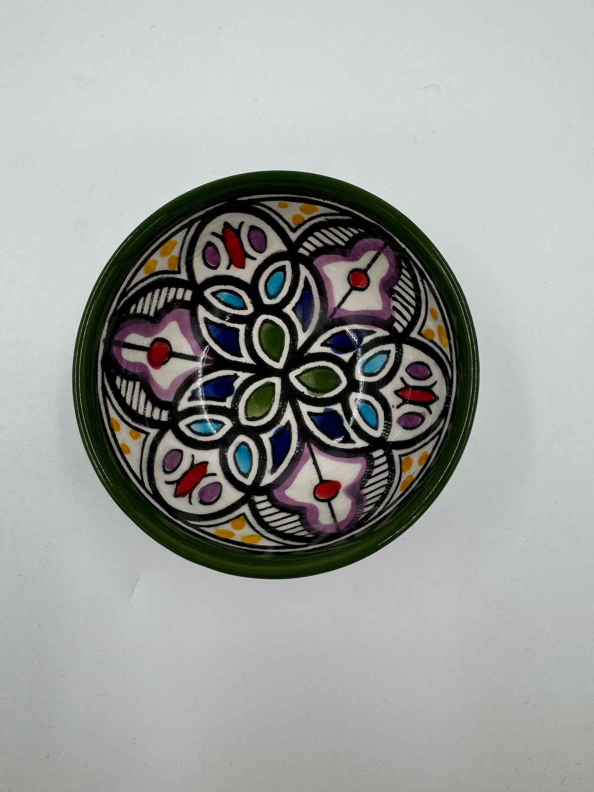 Jenin Bowl Dark Green 9 cm