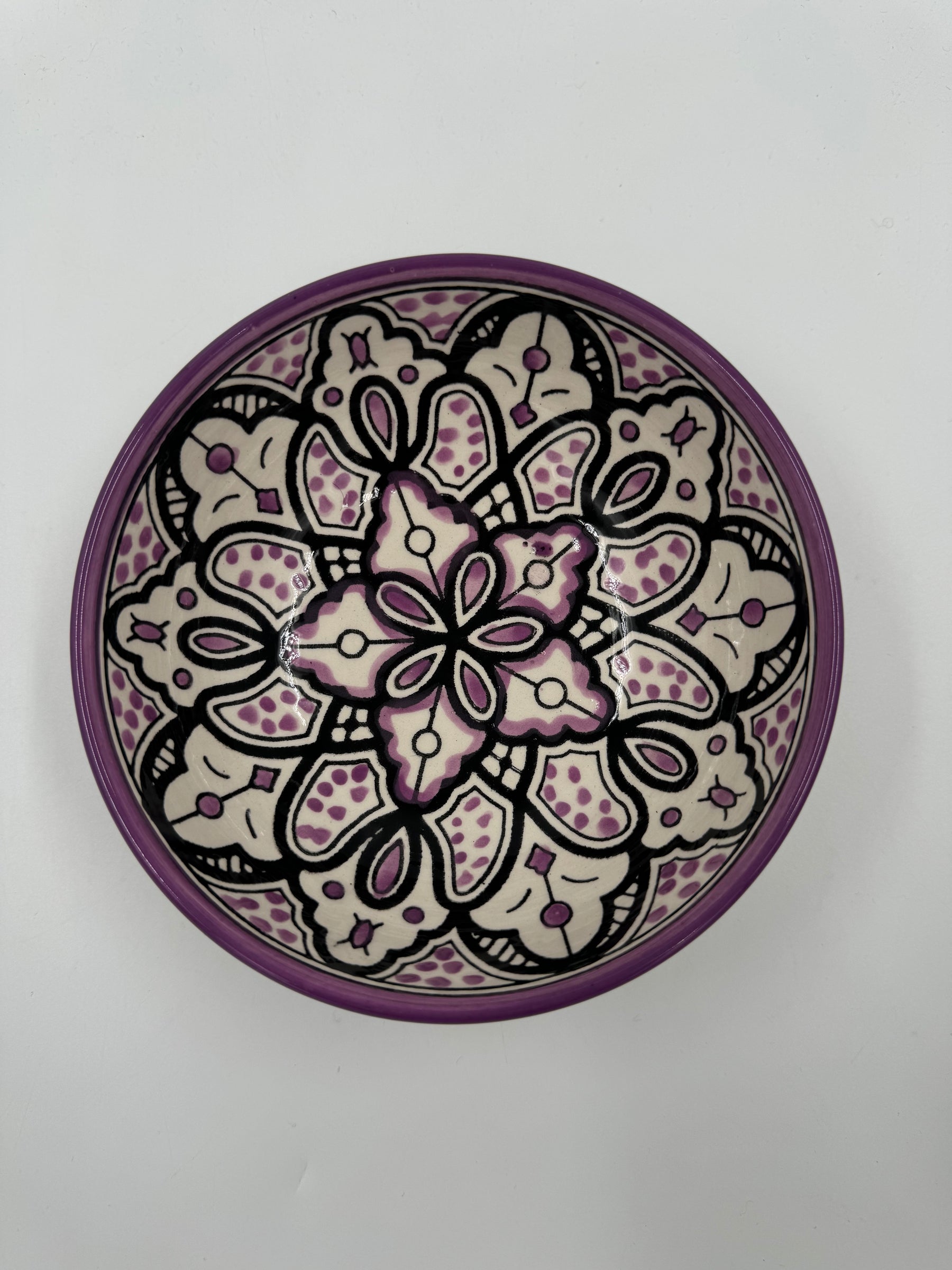 Jenin Bowl Purple 15 cm