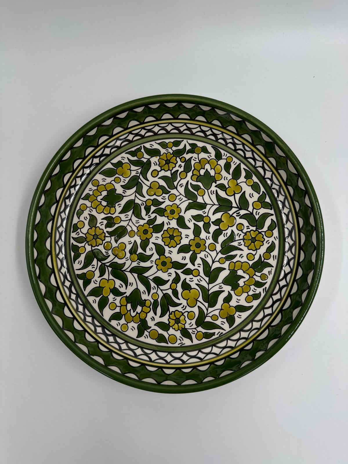 Al-Khalil Tray Green 35 cm