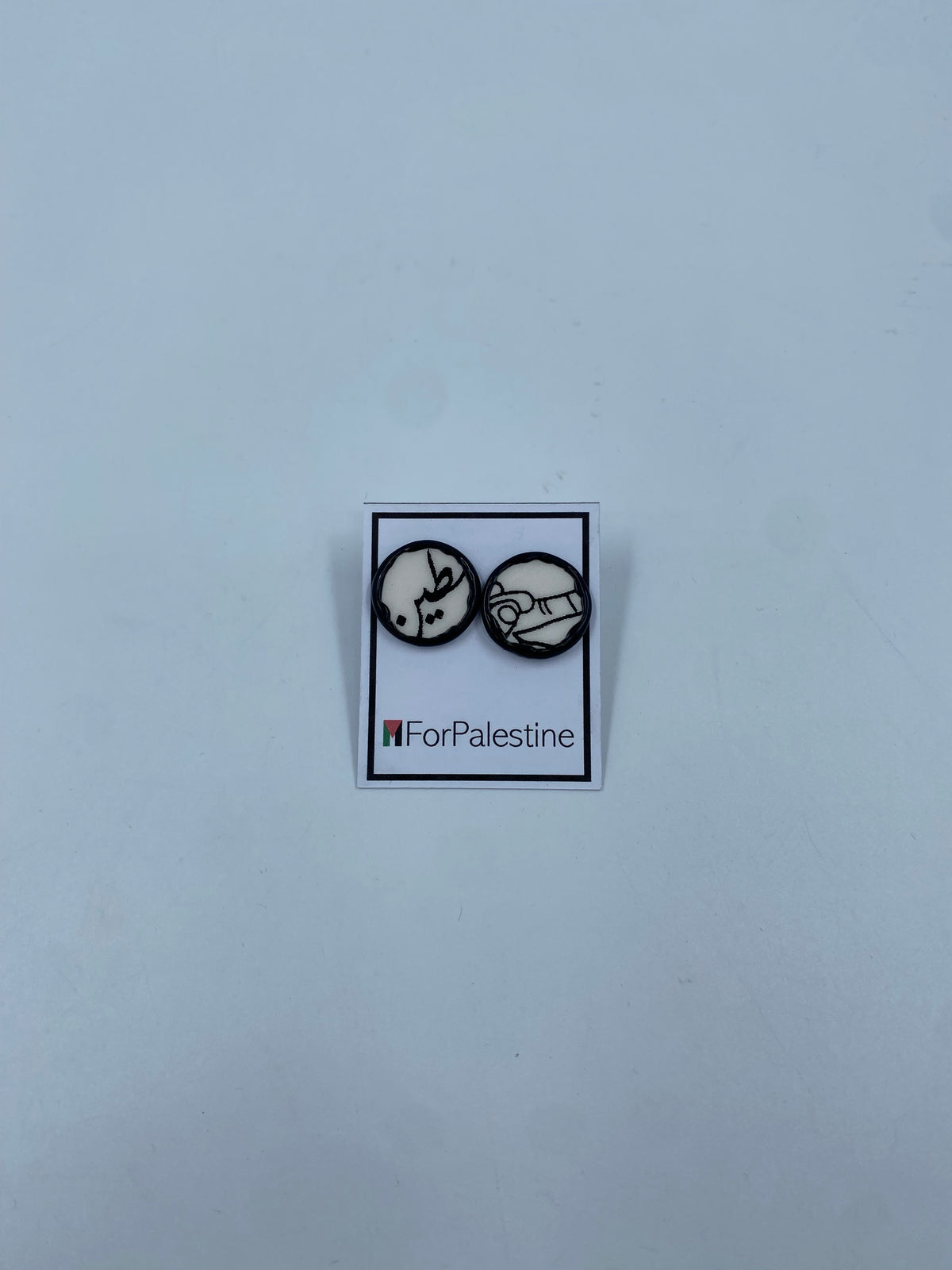Handmade earrings, 19 mm
