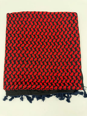 Hirbawi Kuffiyeh Red & Black