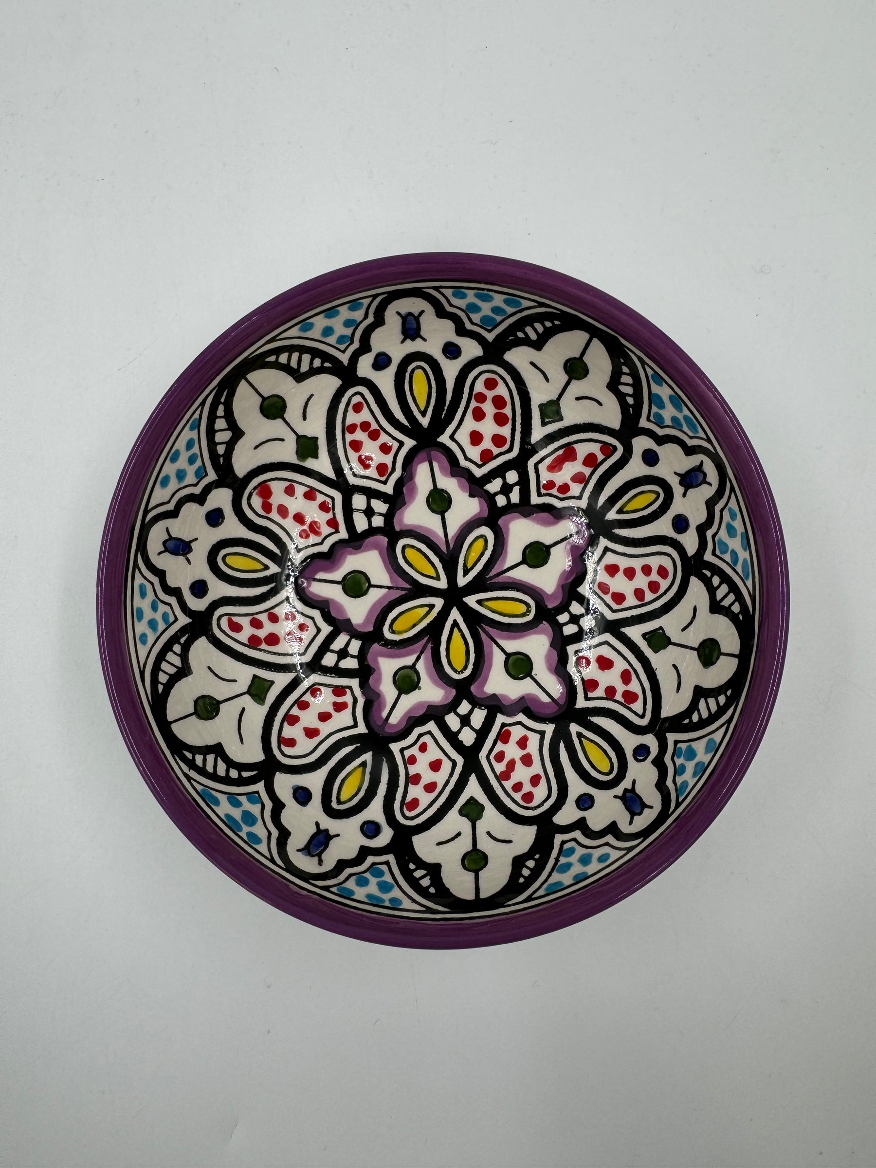 Jenin Bowl Purple 15 cm