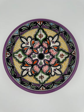 Moroccan bowl 27 cm - Purple