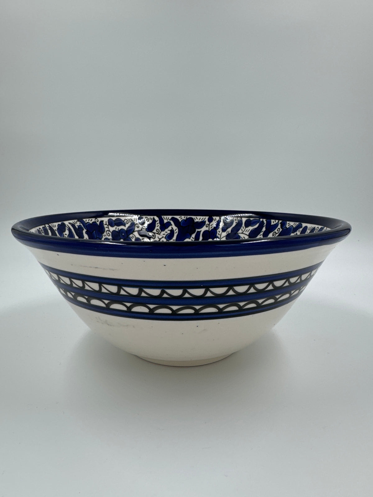 Deep Al-Khalil Bowl 25 cm Royal Blue