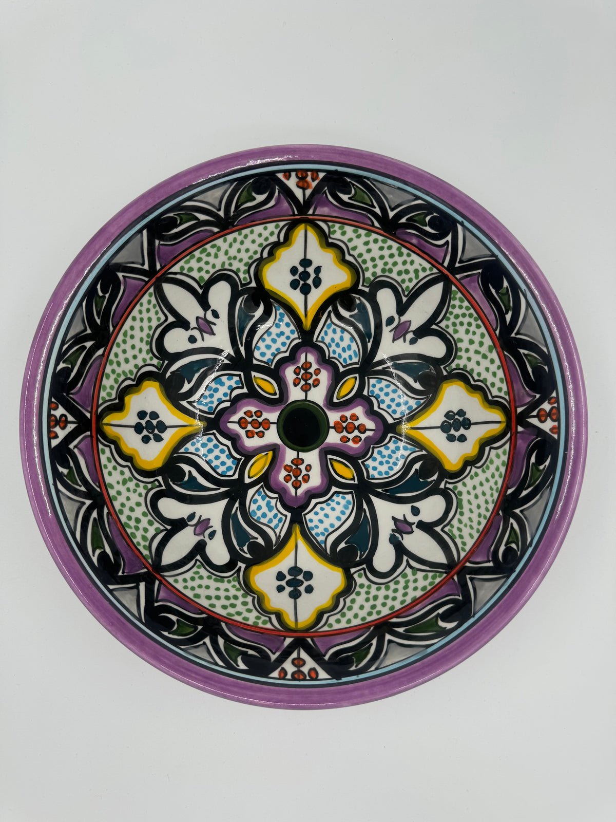 Moroccan bowl 27 cm - Purple