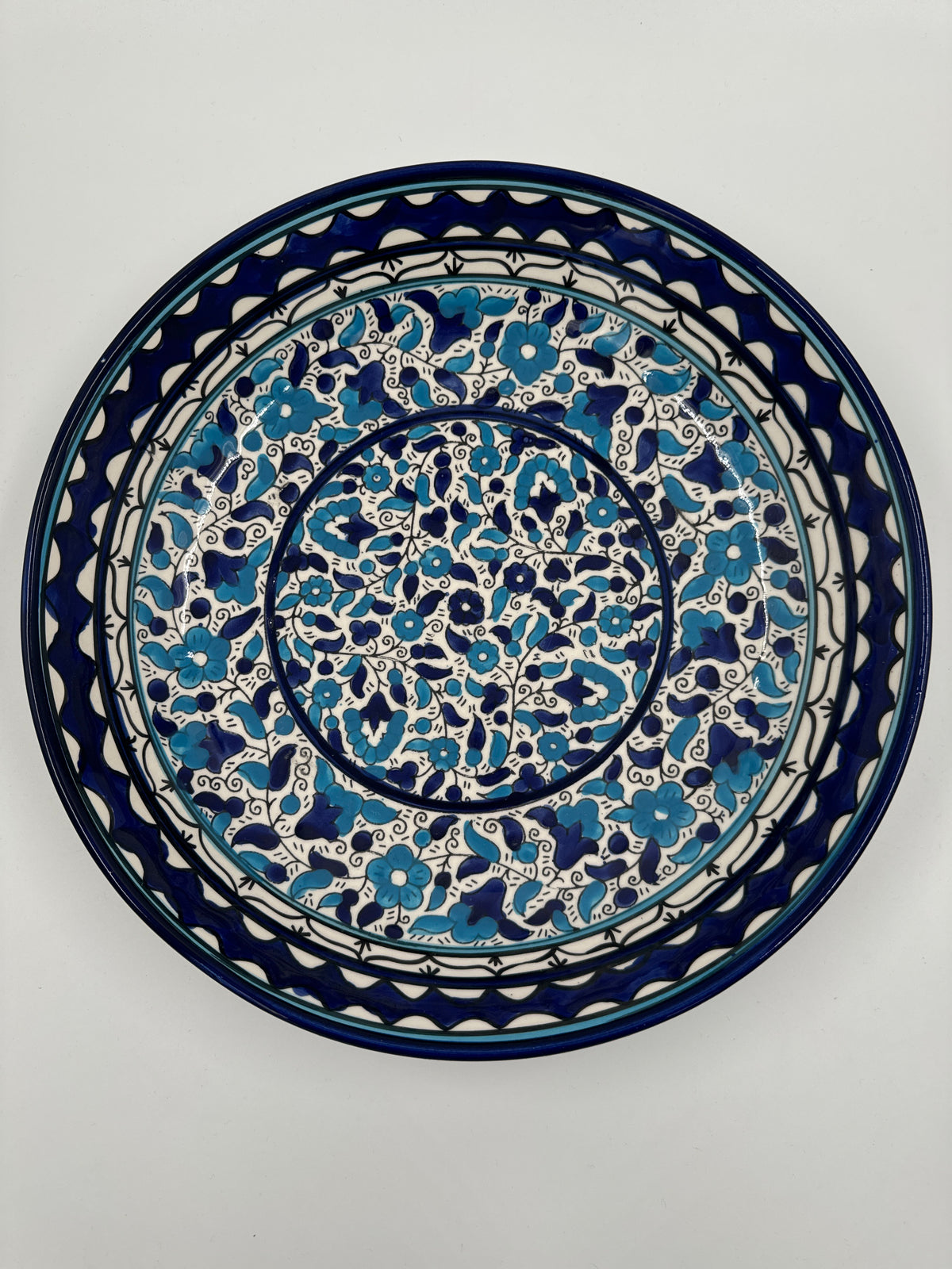 Al-Khalil Deep Tray 37 cm Blue