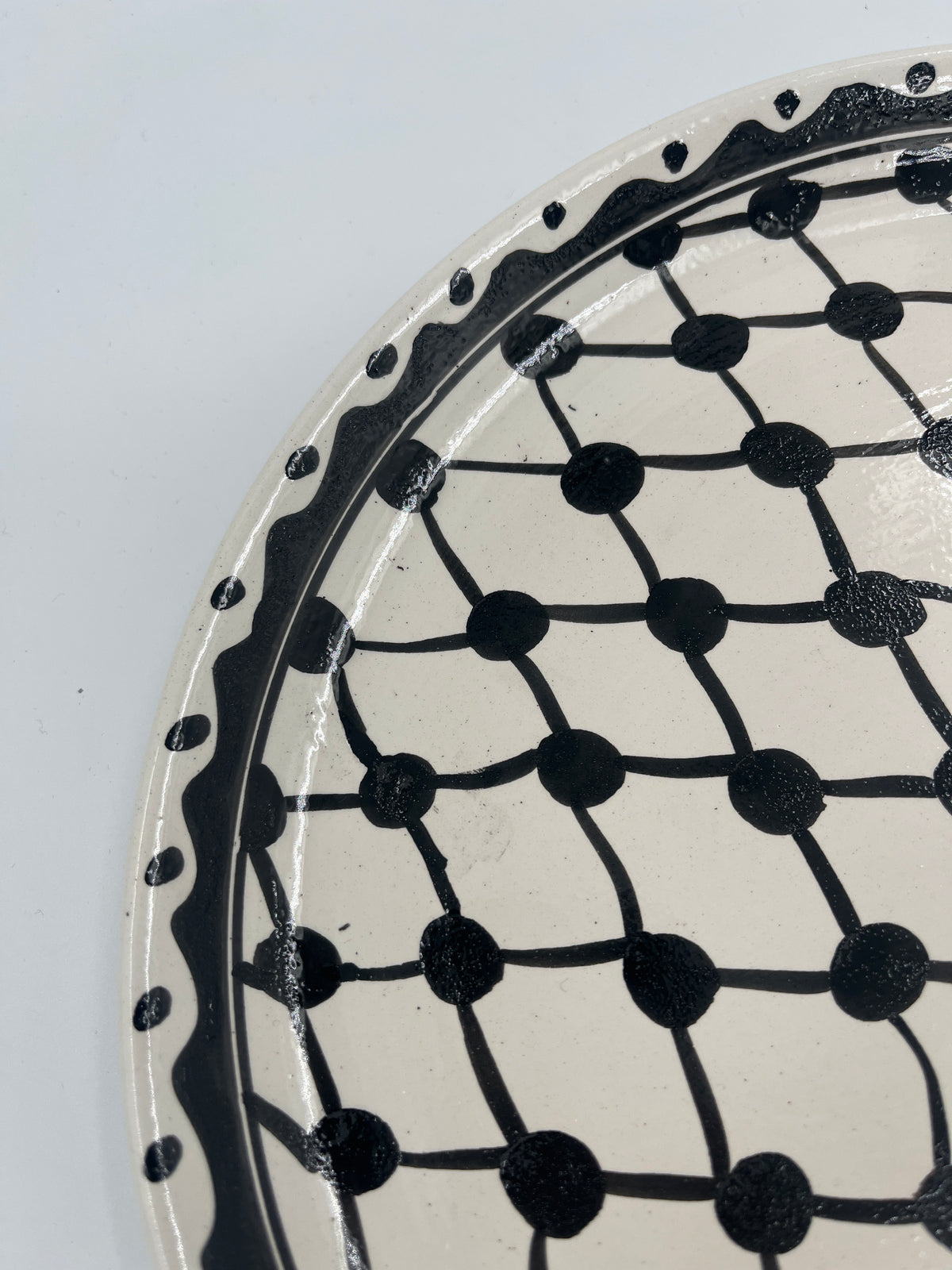 27 cm kuffiyeh dinner plate