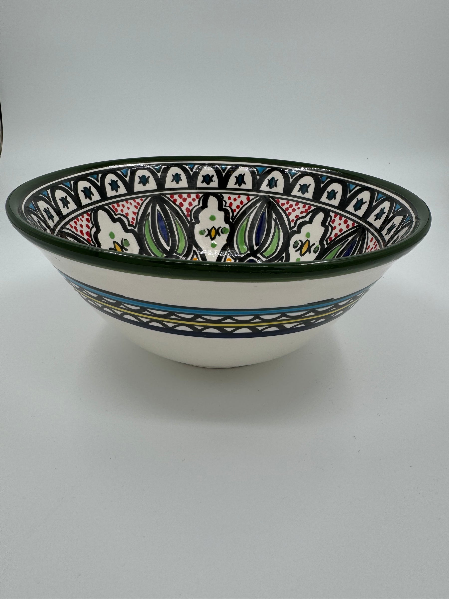 Deep Moroccan Bowl 25 cm