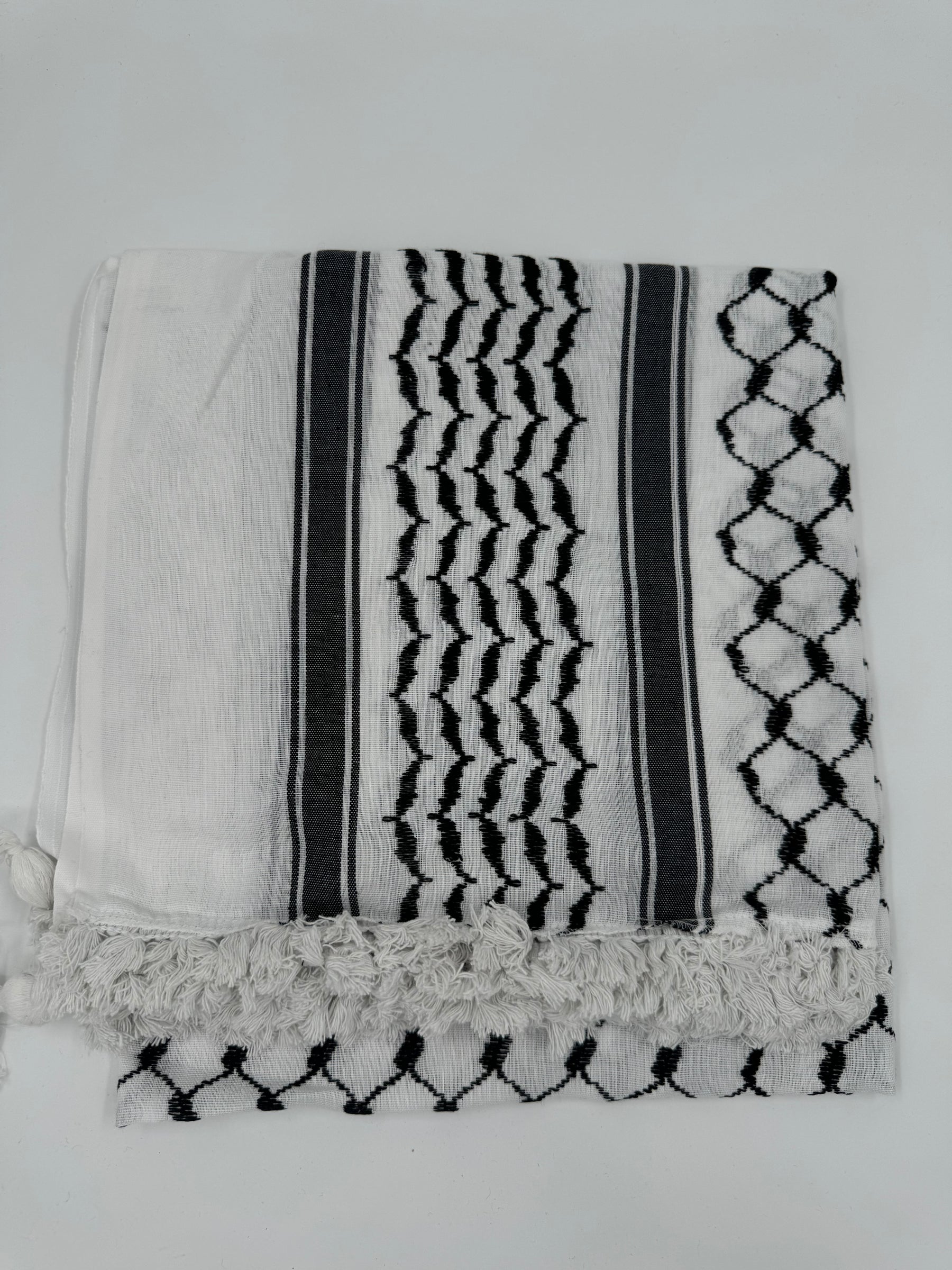 Hirbawi Kuffiyeh B&W