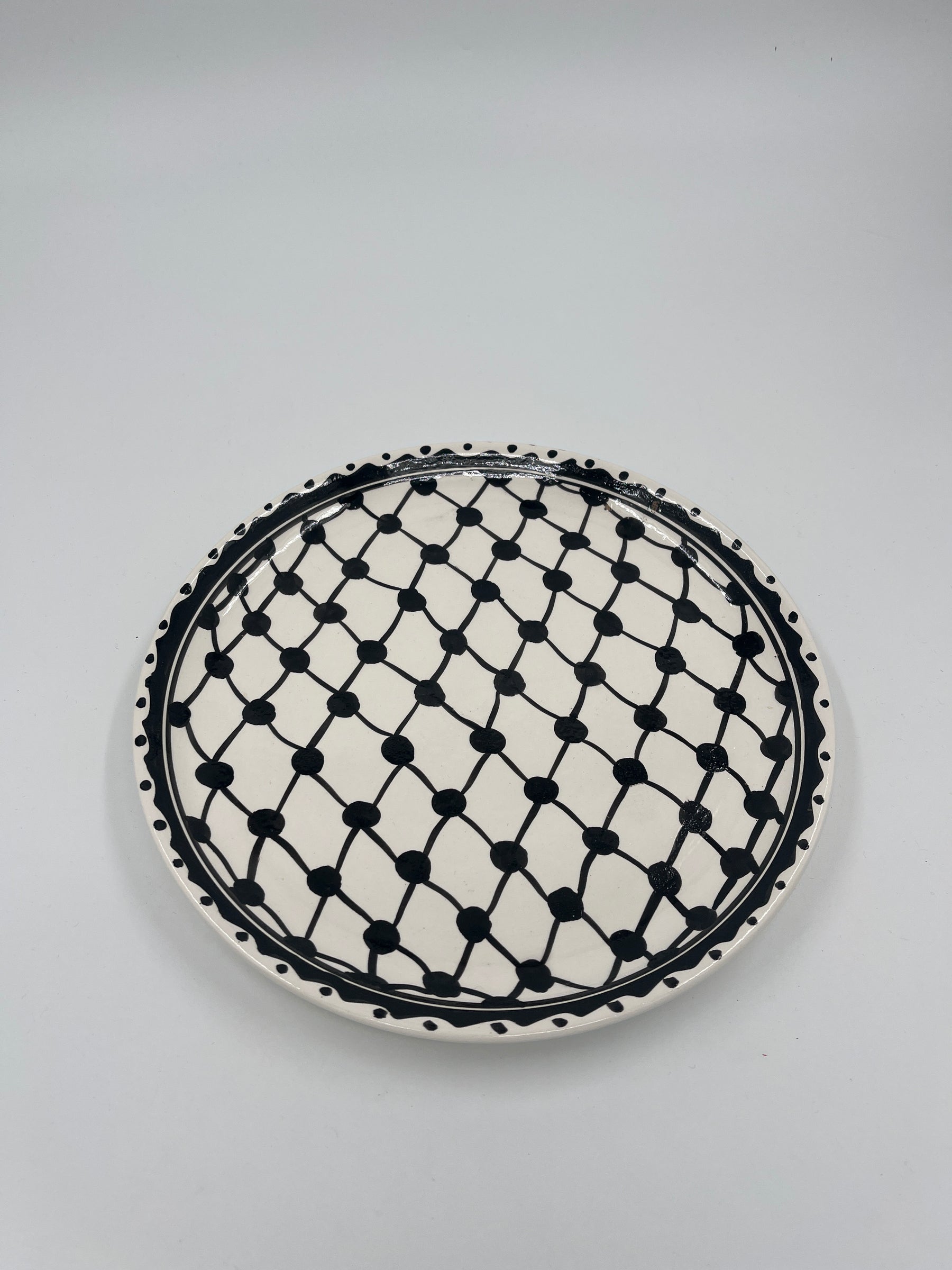 27 cm kuffiyeh dinner plate