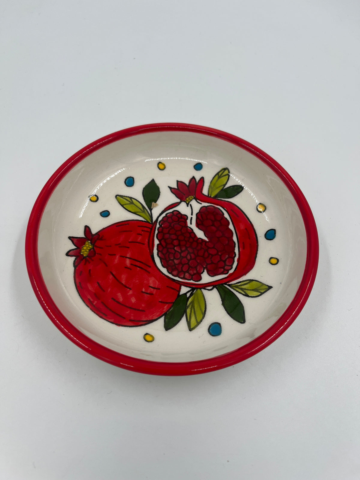 13 cm plate pomegranate