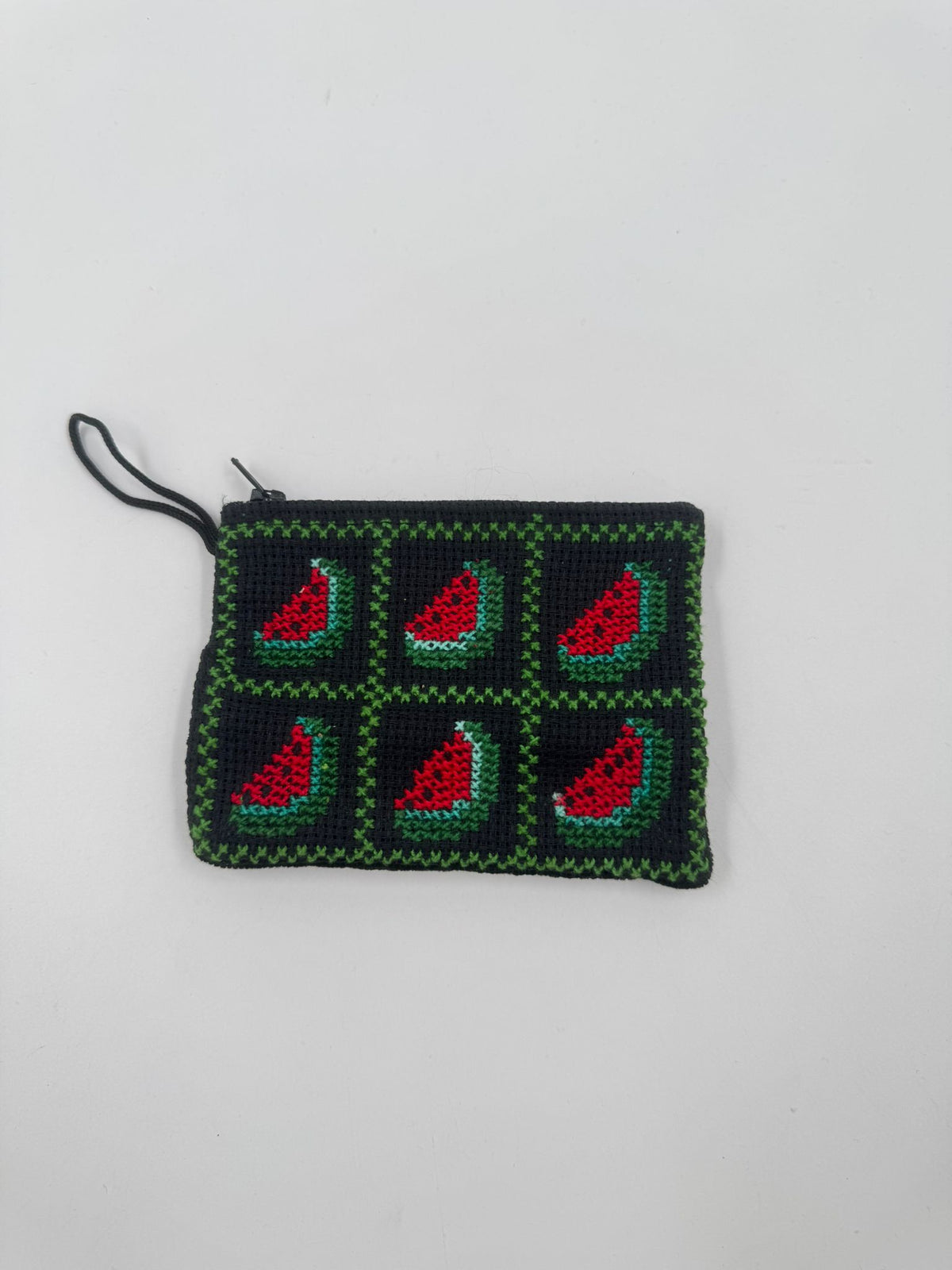 Håndbroderet pung med Tatreez 7