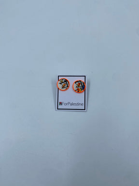Handmade earrings, 16 mm
