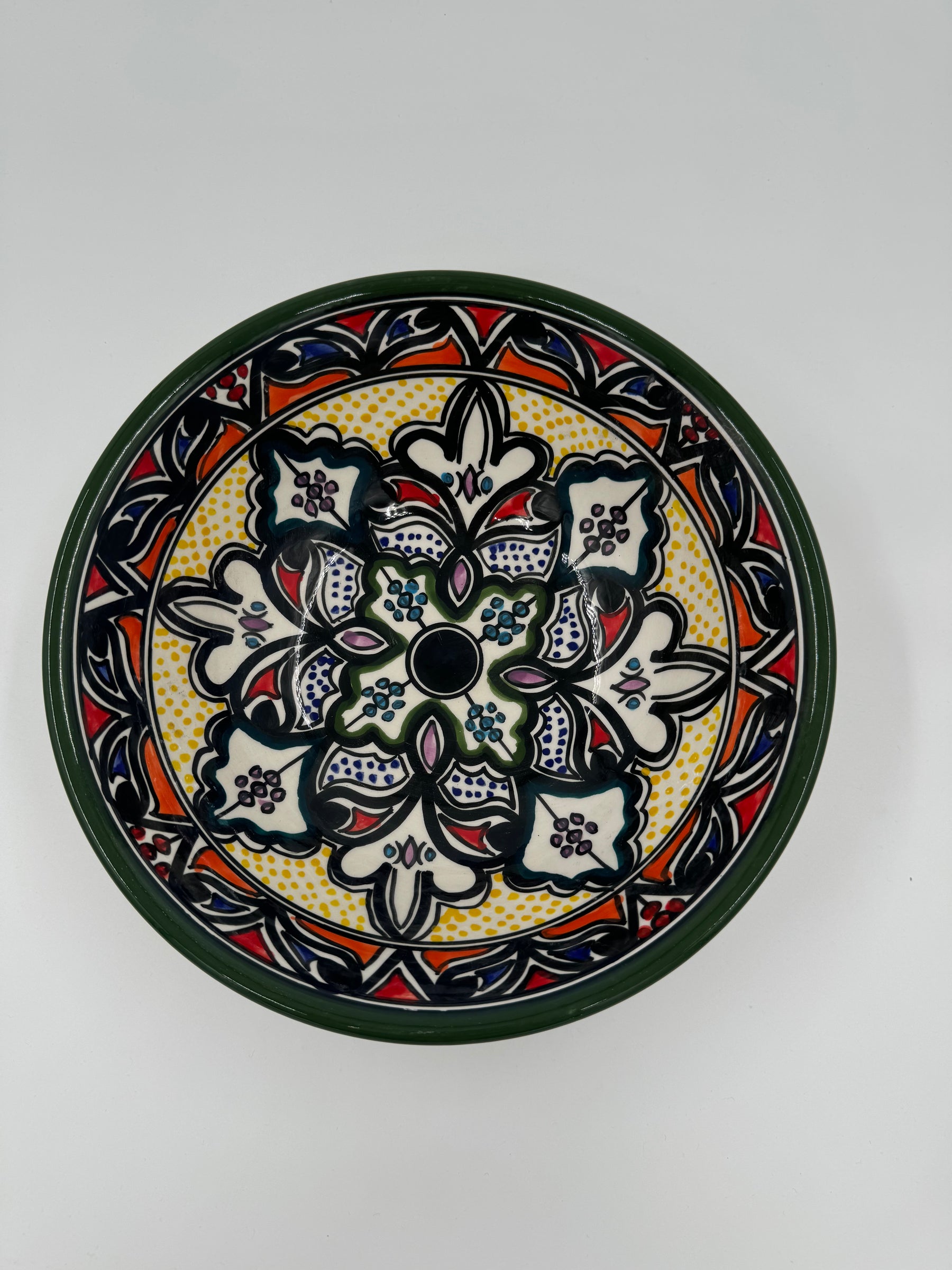 Moroccan bowl 27 cm - Green