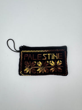 Håndbroderet Pung Palestine