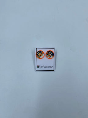 Handmade earrings, 16 mm