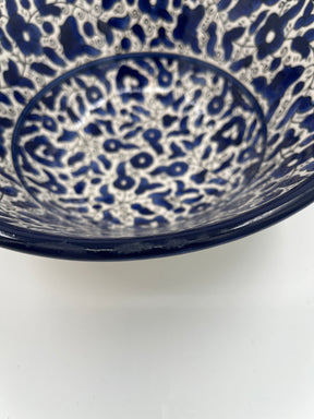 25 cm deep al-khalil royal blue bowl