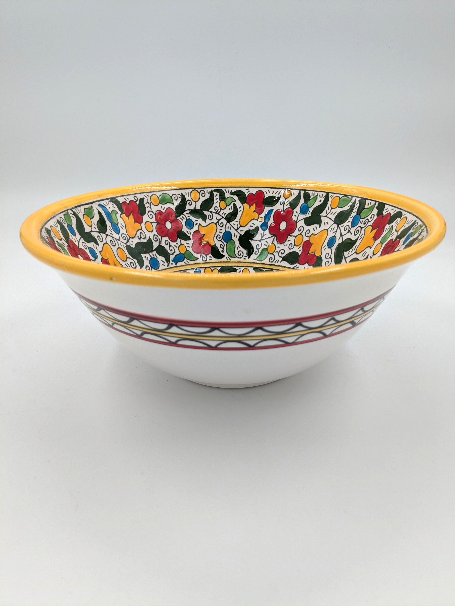 Serveringsskål – 25 cm - gul