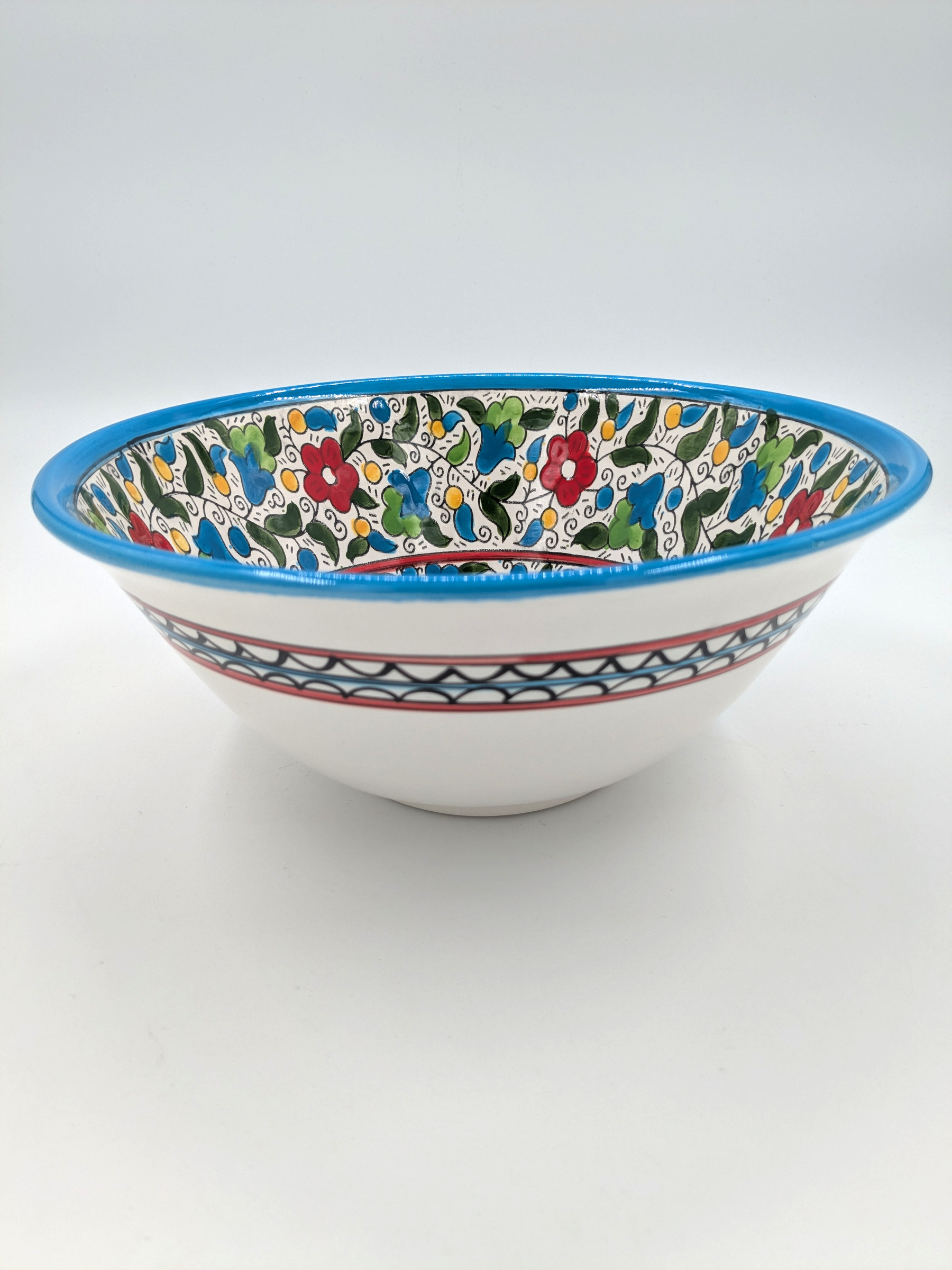 Serveringsskål – 25 cm - lyseblå