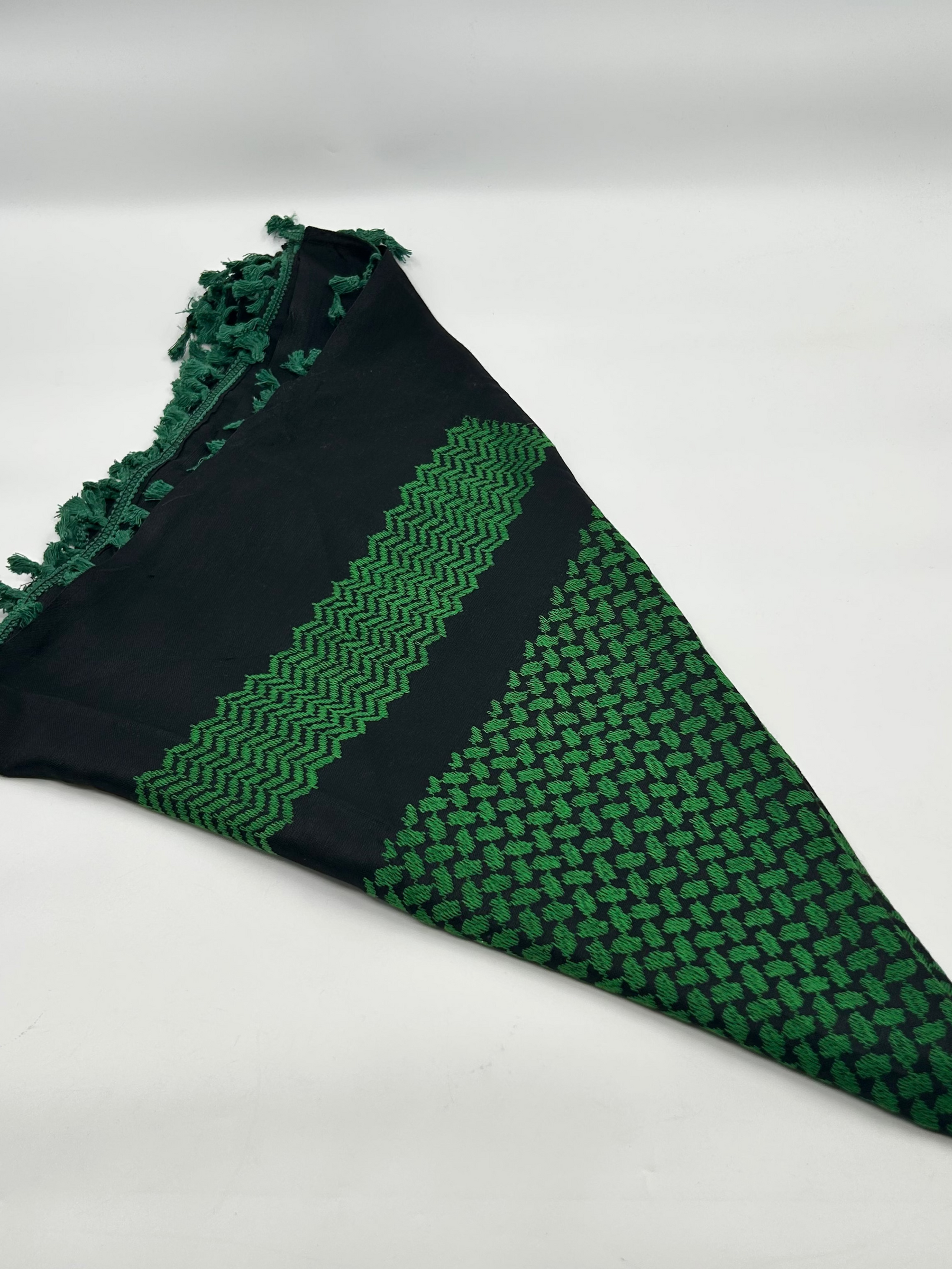 Authentisches Hirbawi-Kuffiyeh – grün