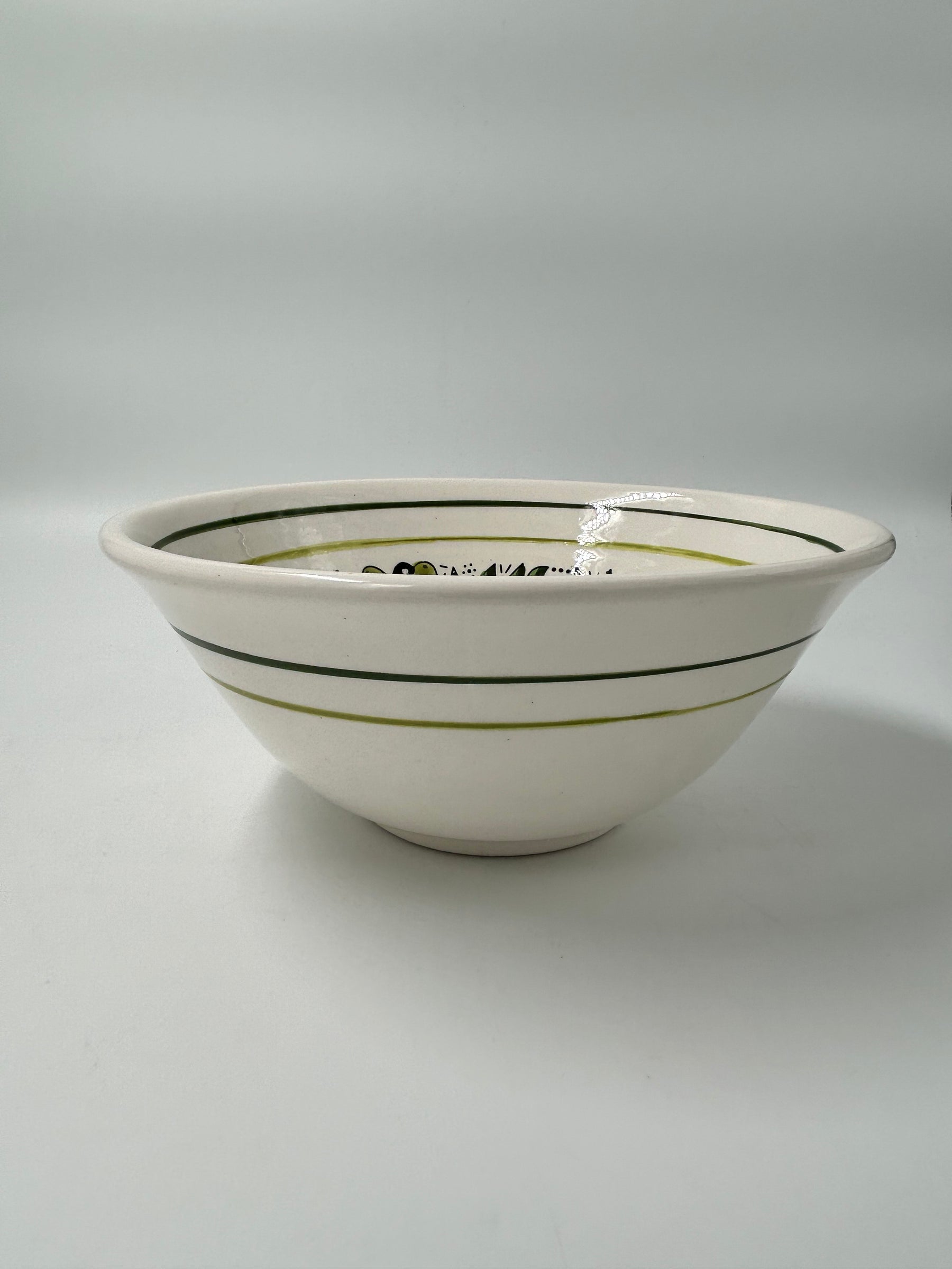 Servierschüssel - 25 cm - oliv