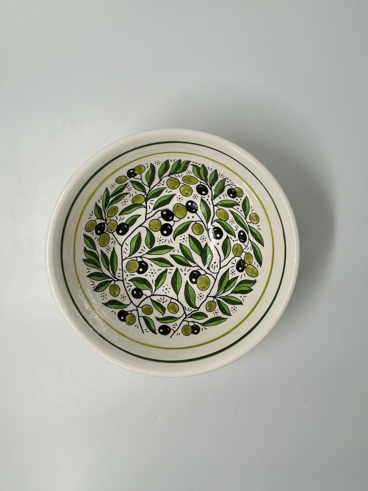 Serving bowl - 25 cm - olive