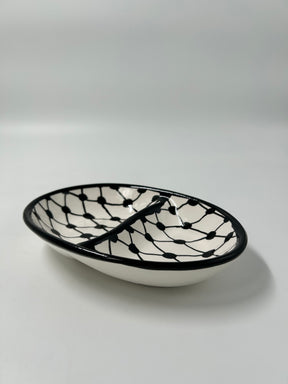 Dip bowl with 2 compartments - kuffiye