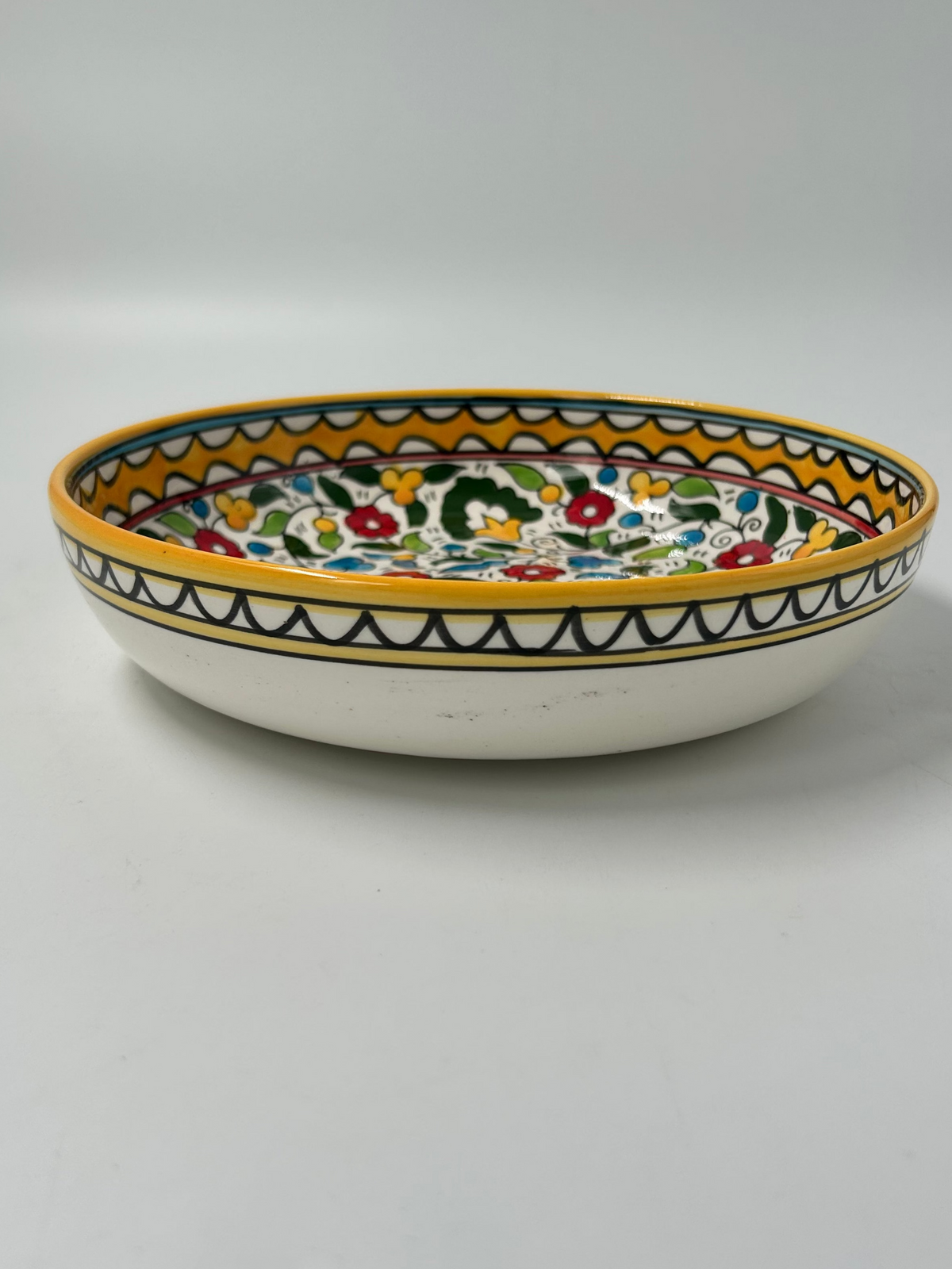 Serving dish 23 cm - yellow