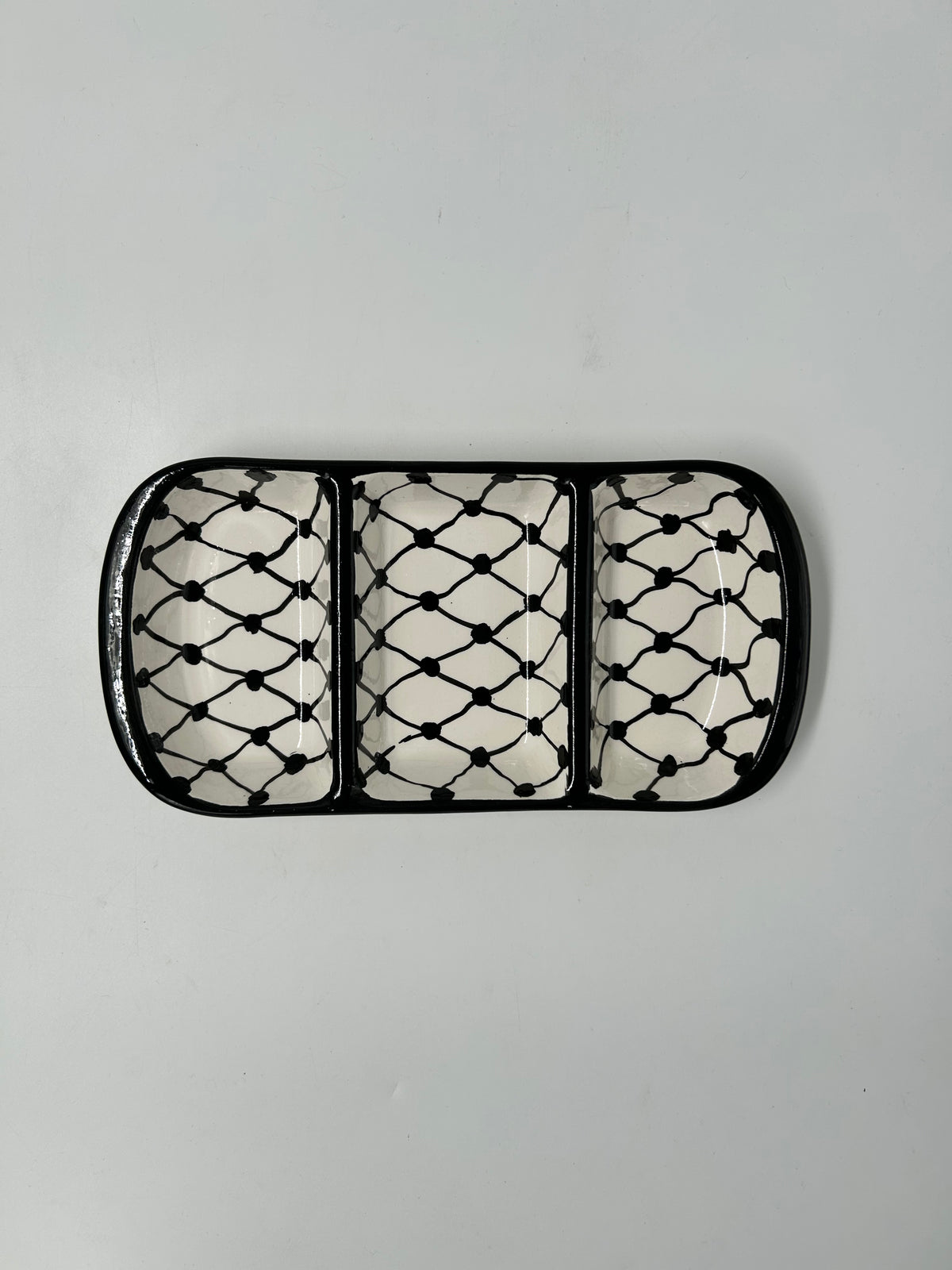 Tapas bowl with 3 compartments - kuffiye