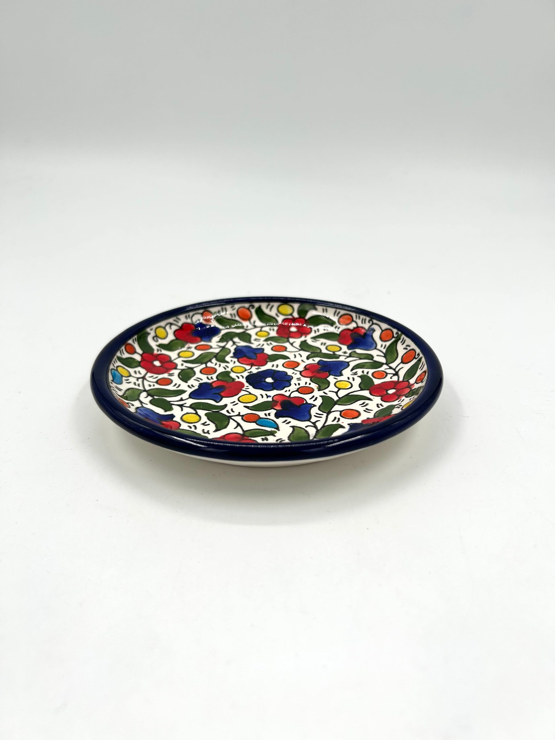 Assiette à gâteau-jaune