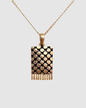Palestine Map Necklace & Earrings Set